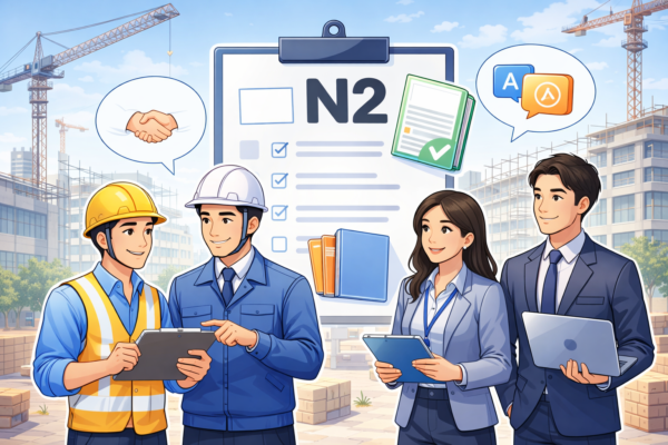 【2026年4月15日より運用開始】技人国「N2必須化」は誰に影響するのか — 電気工事業・建設業の人事担当者向けに整理しました